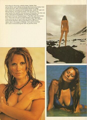 Bond Girls Nude