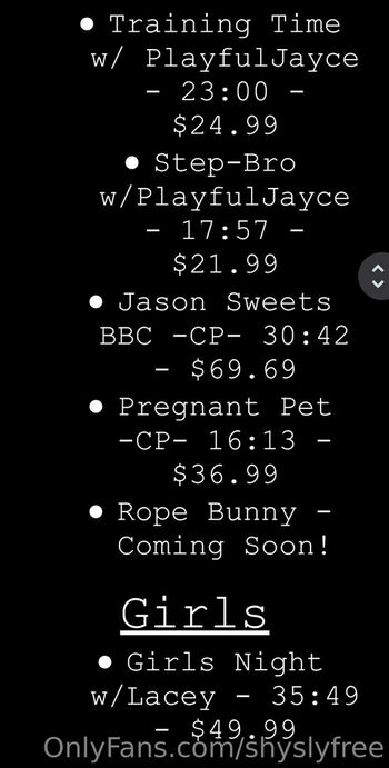 shyslyfree