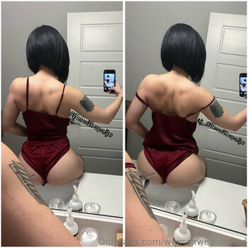 womanwearingred