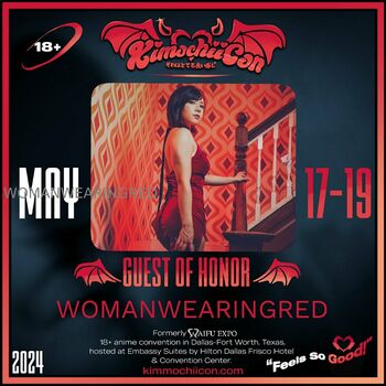 womanwearingred